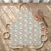 Neppige Patchwork Pastel Kitty Cottage Schort