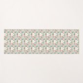 Neppige Patchwork Pastel Kitty Cottage Yogamat (Voorkant (horizontaal))