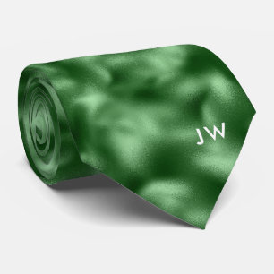 Neppige smaragdgroene folie   St. Patrick's Day Stropdas