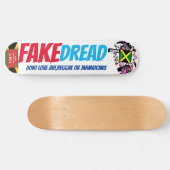 NEPSCHAATS Fake Dread Persoonlijk Skateboard (Horizontaal)