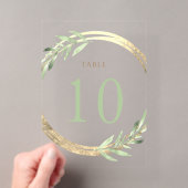 nepsilhouet en groen Tafelnummer 10 (Insitu (Draagbaar))