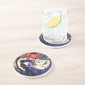 Nepstained Glass Zandstenen Onderzetter voor Koppe (Zijkant)