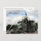 neptunbrunnen briefkaart (Voorkant / Achterkant)