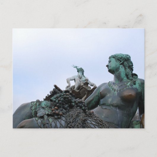 Neptunbrunnen - Neptune Fountain - Berlijn Briefkaart (Voorkant)