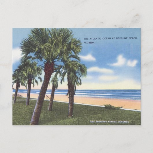 Neptune Beach, Florida Briefkaart (Voorkant)