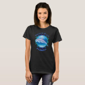 Neptune Beach Florida Vacation Souvenir Dolphin T-shirt (Voorkant volledig)