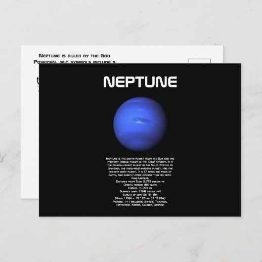 Neptune Briefkaart (Voorkant / Achterkant)