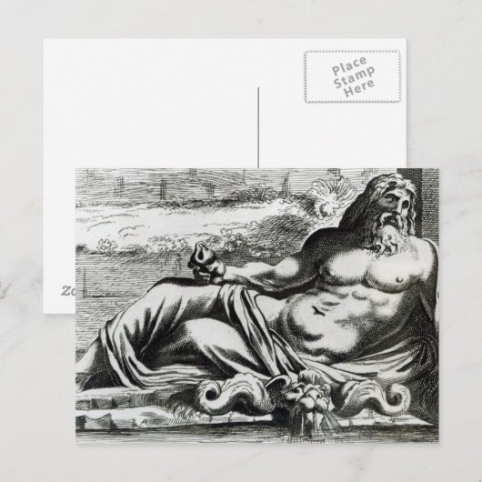 Neptune, c.1653 briefkaart (Voorkant / Achterkant)