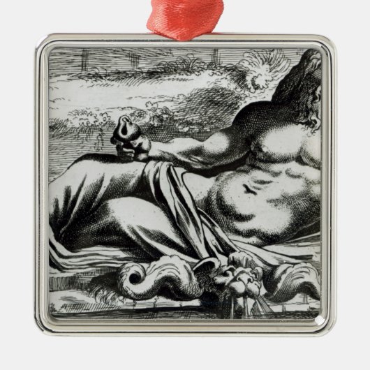 Neptune, c.1653 metalen ornament (Voorkant)
