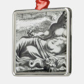 Neptune, c.1653 metalen ornament (Links)