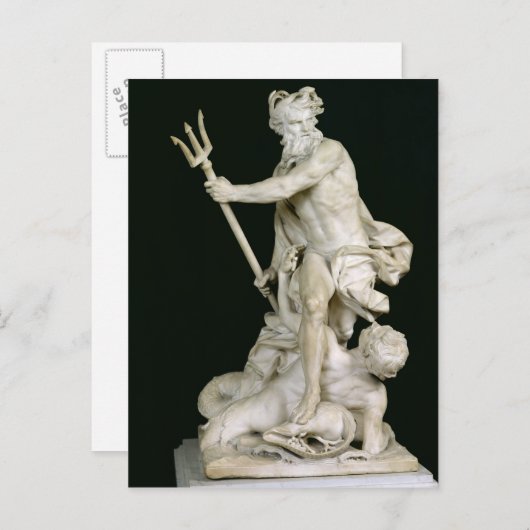 Neptune Calming the Waves, 1757 Briefkaart (Voorkant / Achterkant)