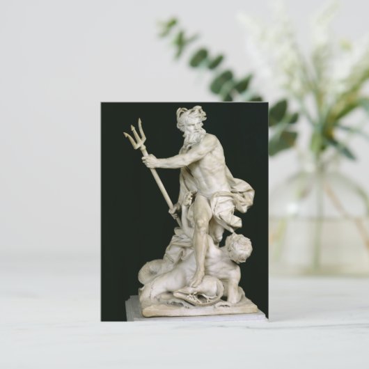 Neptune Calming the Waves, 1757 Briefkaart (Staand voorkant)