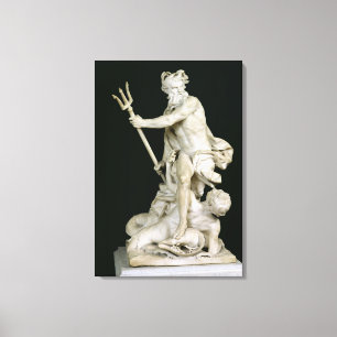 Neptune Calming the Waves, 1757 Canvas Afdruk