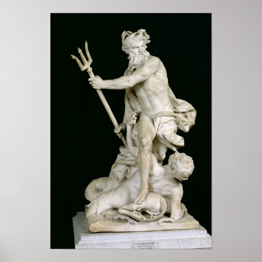 Neptune Calming the Waves, 1757 Poster (Voorkant)