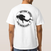 neptune divers open water t-shirt (Achterkant)