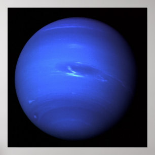 Neptune door Voyager 2 Poster