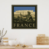 Neptune en het Paleis van Versailles Poster (Keuken)