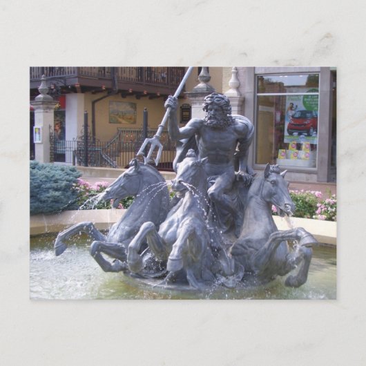 Neptune Fountain in Kansas City Briefkaart (Voorkant)