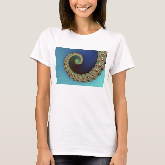 Neptune - Fractal Art T-shirt (Voorkant)