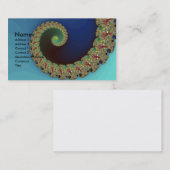 Neptune - Fractal Art Visitekaartje (Voorkant / Achterkant)