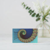 Neptune - Fractal Art Visitekaartje (Staand voorkant)