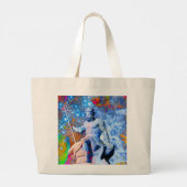 Neptune grote boodschappentas tote bag (Achterkant)