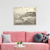 Neptune House, Ocean Beach, NJ Canvas Afdruk (Insitu (Woonkamer))