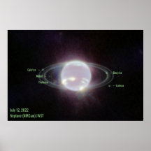 Neptune James Webb Photo NIRCam Afbeelding Green T