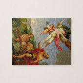 Neptune Nadering Coronis, 1665-70 (olie op canvas) Legpuzzel (Horizontaal)