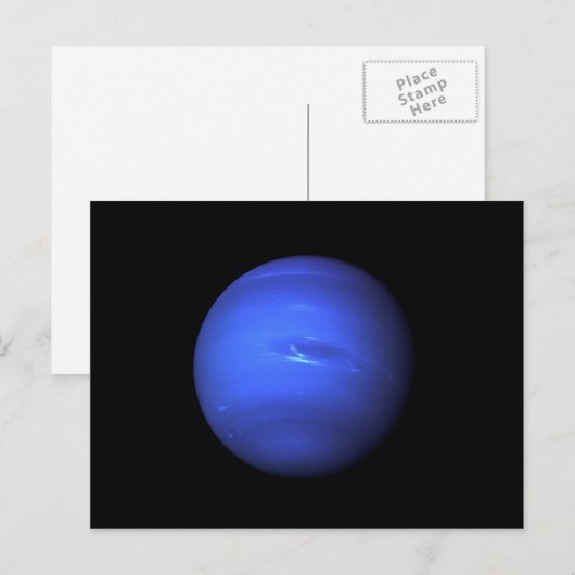 Neptune NASA Planet Briefkaart (Voorkant / Achterkant)