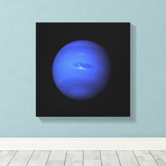 Neptune NASA Planet Canvas Afdruk (Insitu (Houten vloer))