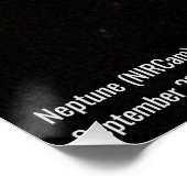 Neptune NIRCam James Webb Space Telescope Foto Perfect Poster (Hoek)