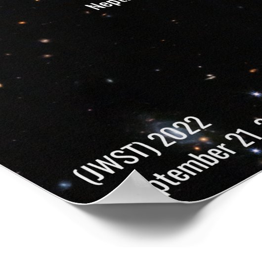 Neptune NIRCam Wide James Webb Telescope JWST Poster (Hoek)