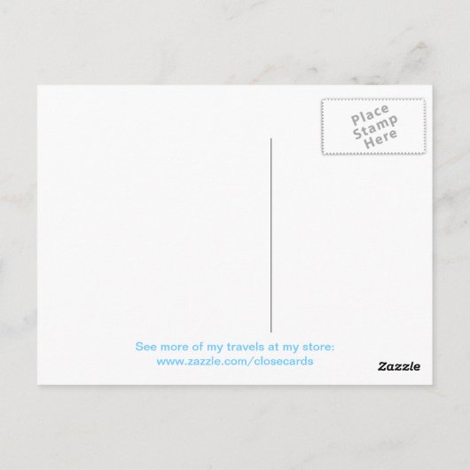 Neptune op Virginia Beach Briefkaart (Achterkant)