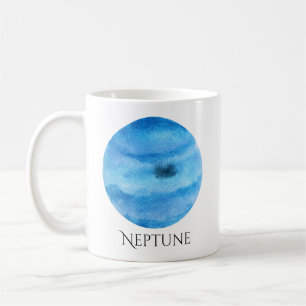 Neptune Planet Waterverf Mok