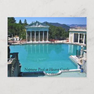 Neptune Pool op Hearst Castle, San Simeon, CA Briefkaart