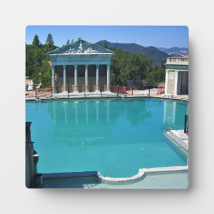 Neptune Pool op Hearst Castle, San Simeon, CA Fotoplaat