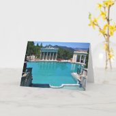 Neptune Pool op Hearst Castle, San Simeon, CA Kaart (Gele Bloem)