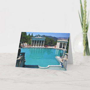 Neptune Pool op Hearst Castle, San Simeon, CA Kaart