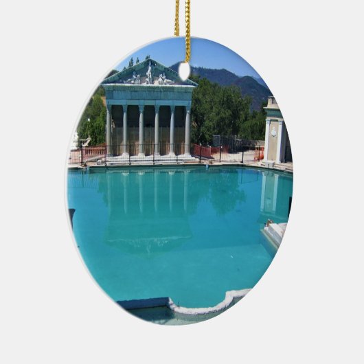 Neptune Pool op Hearst Castle, San Simeon, CA Keramisch Ornament (Rechts)