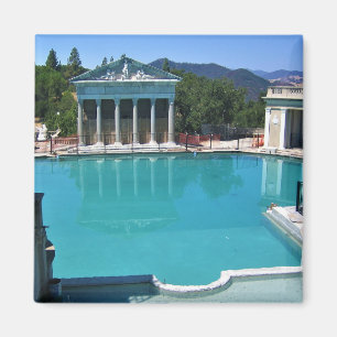 Neptune Pool op Hearst Castle, San Simeon, CA Magneet