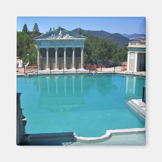 Neptune Pool op Hearst Castle, San Simeon, CA Magneet (Voorkant)