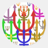 Neptune Ronde Sticker (Voorkant)