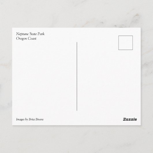 Neptune State Park, OF Briefkaart (Achterkant)