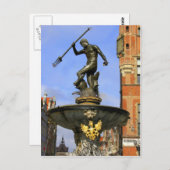 Neptune Statue Briefkaart (Voorkant / Achterkant)