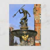 Neptune Statue Briefkaart (Voorkant)