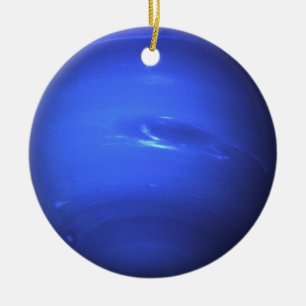 Neptune Surface Blue Keramisch Ornament