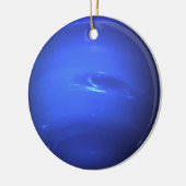 Neptune Surface Blue Keramisch Ornament (Links)