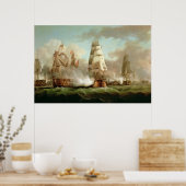 Neptune verloofd, Trafalgar, 1805 Poster (Keuken)