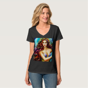 Neptunes Daughter Fantasy Art T-shirt